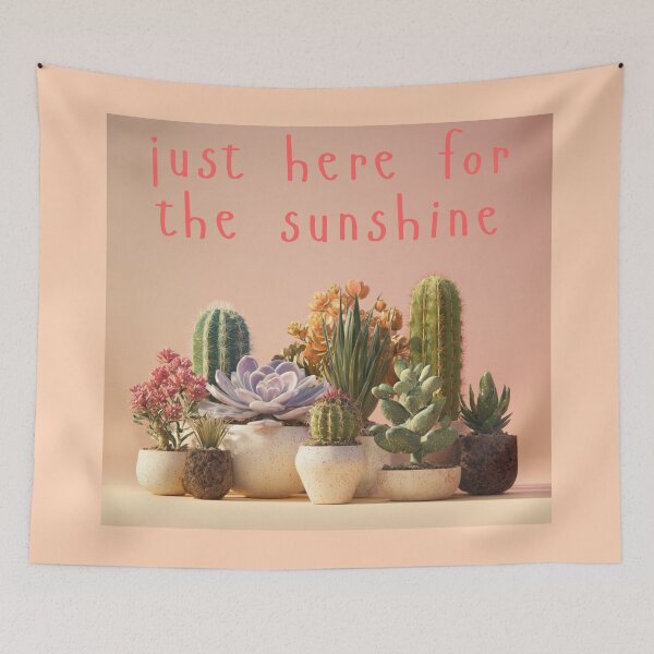 Item preview, Just here for the sunshine designed and sold by bubblyrainbow.