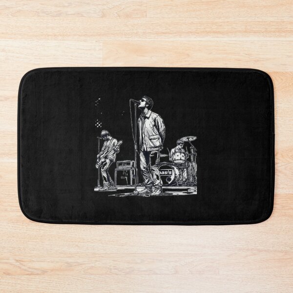Item preview, Minimalist Line Art Of Oasis Performing  Retro Britpop Band designed and sold by very-simple.