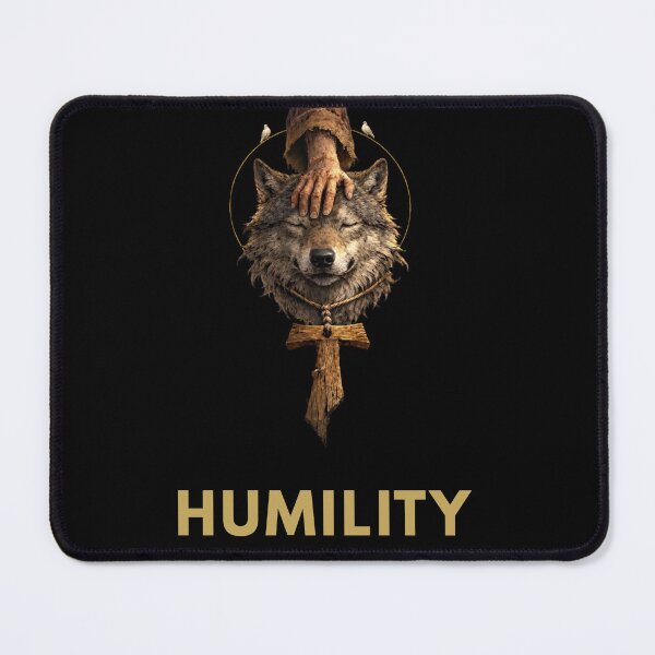 Item preview, Saint Francis Taming the Wolf of Gubbio Christian Humility Catholic Saint Art designed and sold by Pillar8.