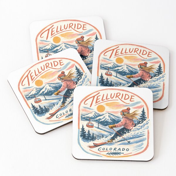 Item preview, Telluride Colorado, Skiing  designed and sold by PamLeeDesign.