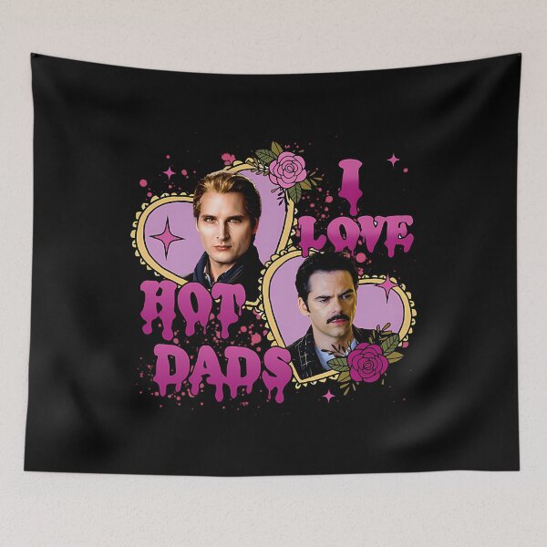 Item preview,  I Love Hot Dads Charlie Swan Carlisle Cullen designed and sold by shop bst.