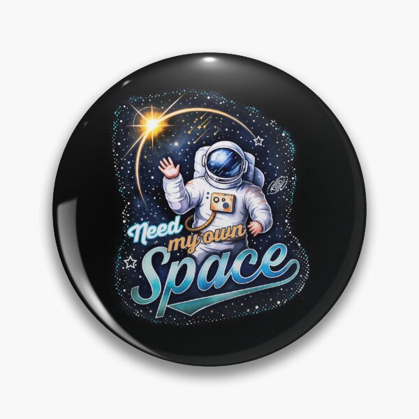 Item preview, Need My Own Space Astronaut Introvert Quote designed and sold by PixelGrafiks.