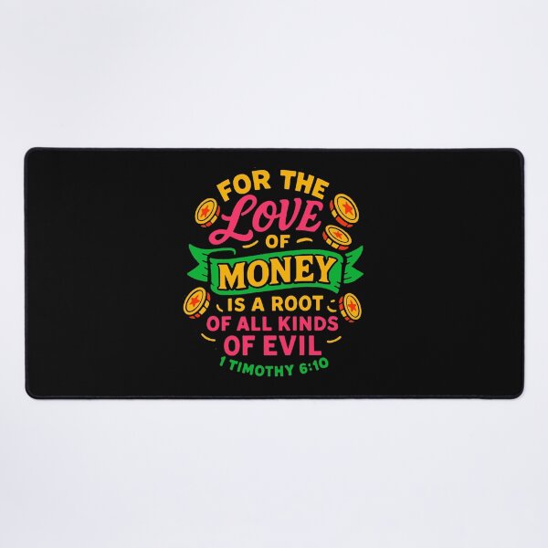Item preview, 1 Timothy 6:10 For The Love Of Money Is A Root Of All Kinds Of Evil designed and sold by plushism.