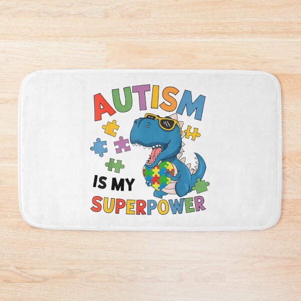 Item preview, Autism Is My Superpower Dinosaur Puzzle Piece designed and sold by CHIFOUR4.