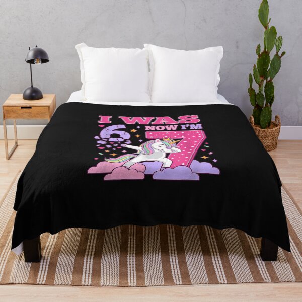 Item preview, I Was 6 Now I'M 7 Unicorn Girl 6 7 Birthday designed and sold by CHIFOUR4.