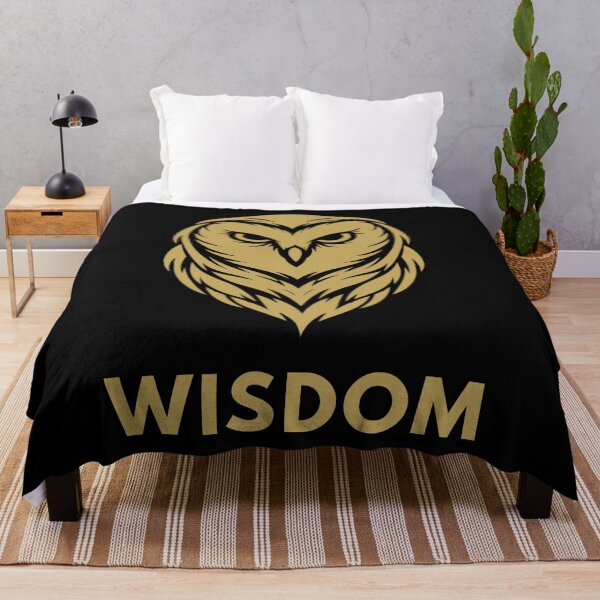 Item preview, Wisdom Owl Symbol Minimal Gold Owl Emblem Knowledge and Insight Design designed and sold by Pillar8.