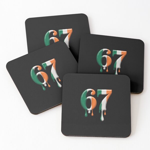 Item preview, Dripping Irish Flag 67 Number St Patrick'S Day Viral Kids designed and sold by CHIFOUR4.