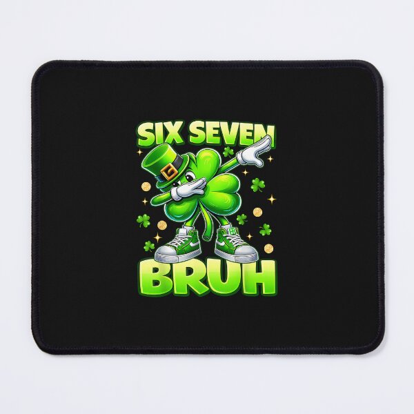 Item preview, Funny Six Seven Bruh 67 Meme Shamrock St Patricks Day designed and sold by CHIFOUR4.