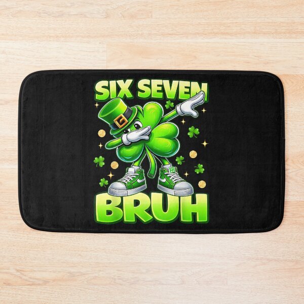Item preview, Funny Six Seven Bruh 67 Meme Shamrock St Patricks Day designed and sold by CHIFOUR4.