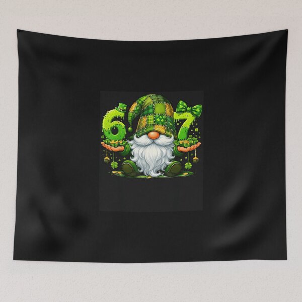 Item preview, Six Seven Meme 67 Gnome St Patricks Day Gen Alpha Slang  designed and sold by CHIFOUR4.