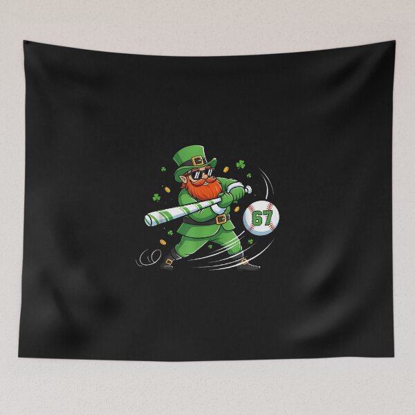 Item preview, Funny Baseball Leprechaun 67 Irish St Patricks Day Boys Men designed and sold by CHIFOUR4.