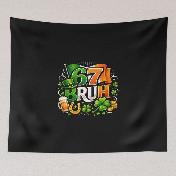 Artikelvorschau, Six Seven Bruh Tee 67 St. Patrick's Day Outfit Shamrock Beer entworfen und verkauft von CHIFOUR4.