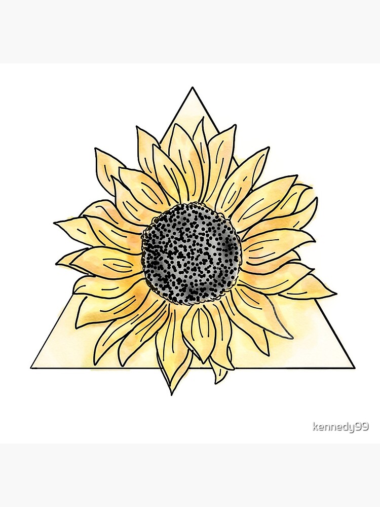 Bolsa de tela «Girasol geométrico» de kennedy99 | Redbubble