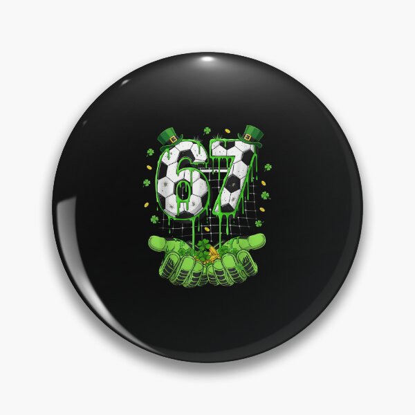 Item preview, Soccer 67 Patricks Day Six Seven Funny Gen Alpha Meme Drip designed and sold by CHIFOUR4.