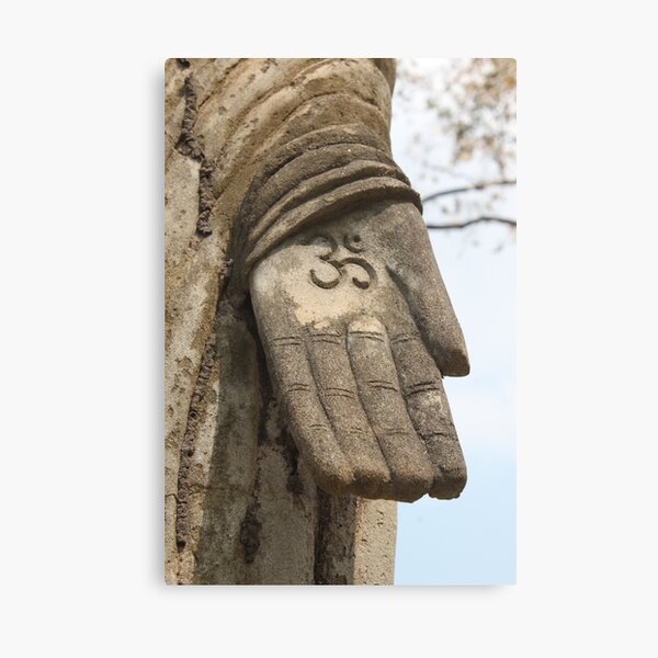 Ohm in Stone Canvas Print