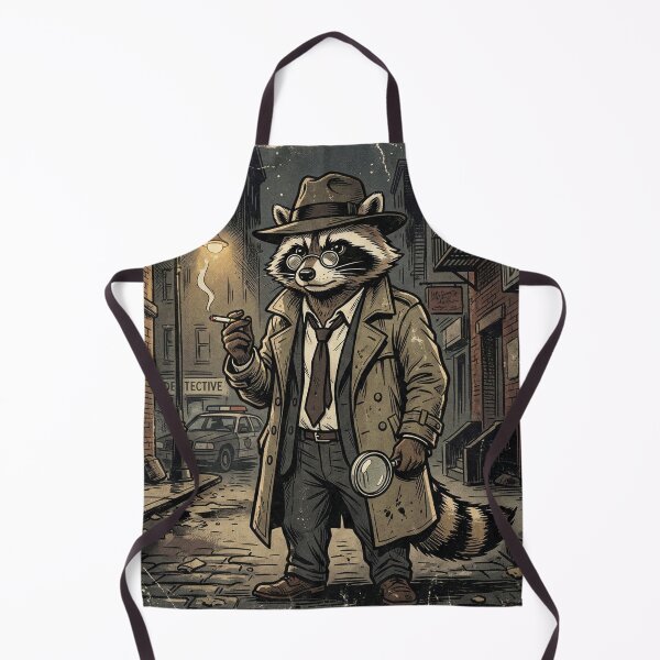 Item preview, Classic Raccoon Detective Noir designed and sold by pictranoosa.