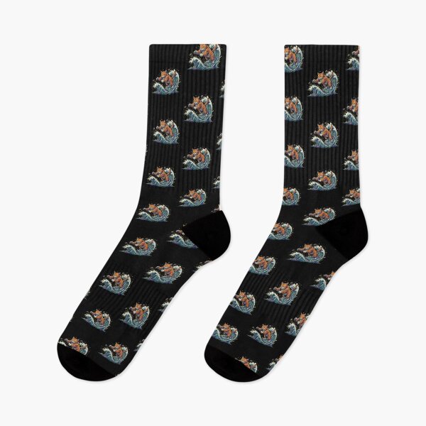 Item preview, Japanese Cat Great Wave Mardi Gras Festival Art designed and sold by CHIFOUR4.