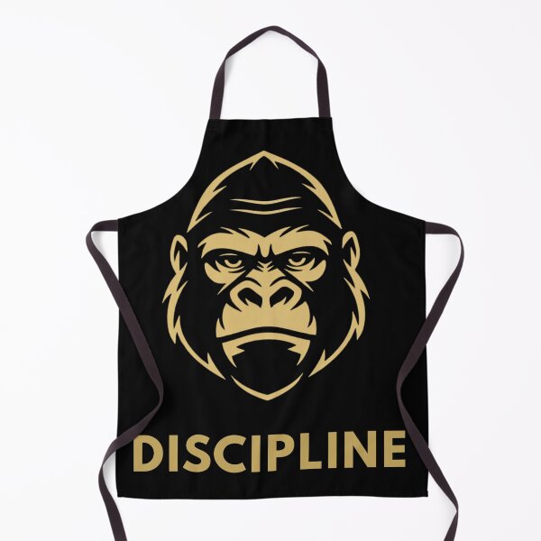 Item preview, Discipline Gorilla Symbol Minimal Gold Gorilla Strength Leadership Design designed and sold by Pillar8.