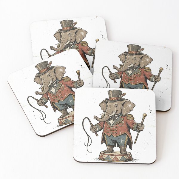 Item preview, Old-Fashioned Elephant Circus Ringmaster designed and sold by pictranoosa.