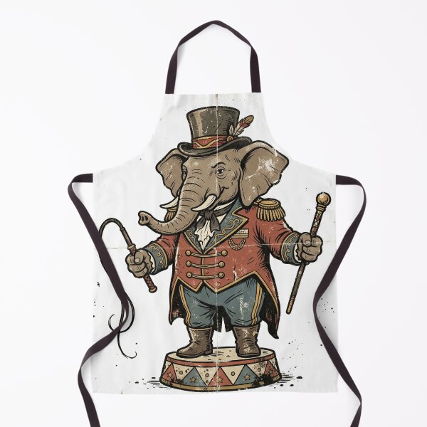 Item preview, Old-Fashioned Elephant Circus Ringmaster designed and sold by pictranoosa.