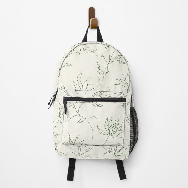 Item preview, Minimalist Tulipa Acuminata Green and White Seamless Pattern designed and sold by scicilysimonee.