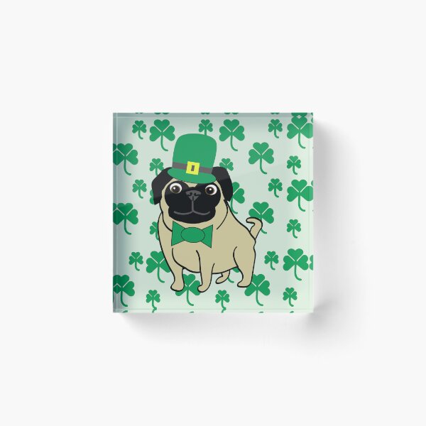 Item preview, Pug St. Patrick’s Day designed and sold by Mountain-Point.