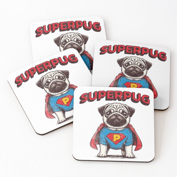 Item preview, Super Pug Superhero designed and sold by PassionforLove.