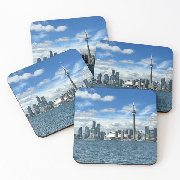 Item preview, Toronto skyline on Lake Ontario designed and sold by ClarissaFlora.
