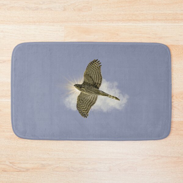 Item preview, Young Cooper's Hawk Flying into the Sun and Clouds designed and sold by Wild DeZigns .