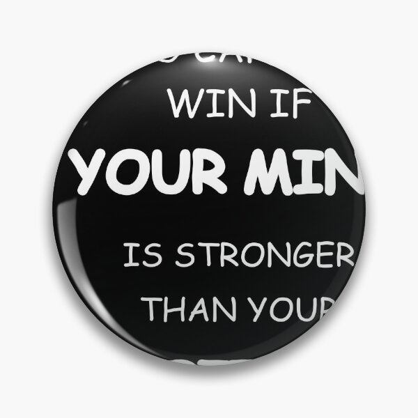 Item preview, You can only win if your mind is stronger than your emotions. designed and sold by Huddy-clothes.