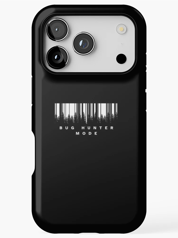 Thumbnail 1 of 4, iPhone Case, Bug Hunter Mode Programmer Sticker designed and sold by CodeChai-Studio.