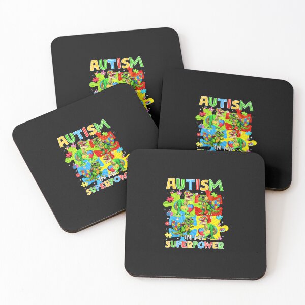Item preview, Autism Is My Superpower Dinosaur T Rex Autism Awareness Kids designed and sold by CHIFOUR4.