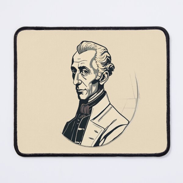 Item preview, Immanuel Kant Modern Minimal Portrait designed and sold by Artisticanvas.