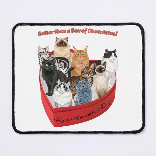 Item preview, Funny Valentine's Day Box of Cats for Cat Lover designed and sold by MYCatStuff.