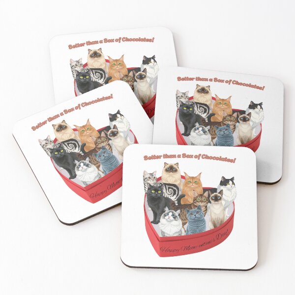 Item preview, Funny Valentine's Day Box of Cats for Cat Lover  designed and sold by MYCatStuff.