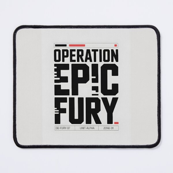Item preview, Operation Epic Fury Tactical Shirt | OE-FURY-07 Military Streetwear Typography designed and sold by LEOdesignerArt.