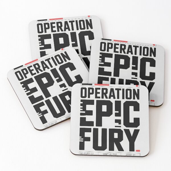 Item preview, Operation Epic Fury Tactical Shirt | OE-FURY-07 Military Streetwear Typography designed and sold by LEOdesignerArt.