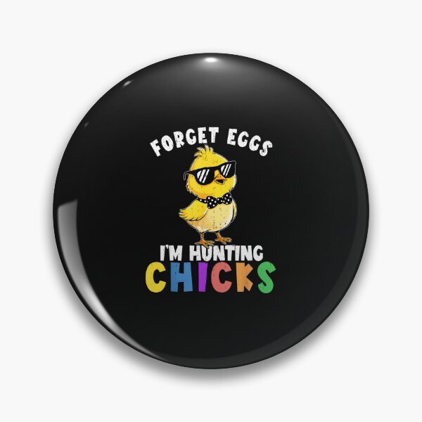 Item preview, Forget Eggs Im Hunting Chicks Funny Easter Boys Toddler Kids designed and sold by CHIFOUR4.