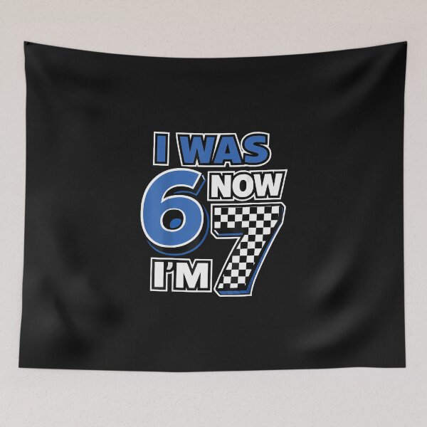 Item preview, Retro Checkered I Was 6 Now Im 7 Year Old 7Th Birthday designed and sold by CHIFOUR4.