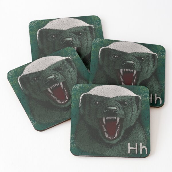 Item preview, H is for Honey Badger - Uncommon Animals of the Alphabet  designed and sold by Andy Marshall.