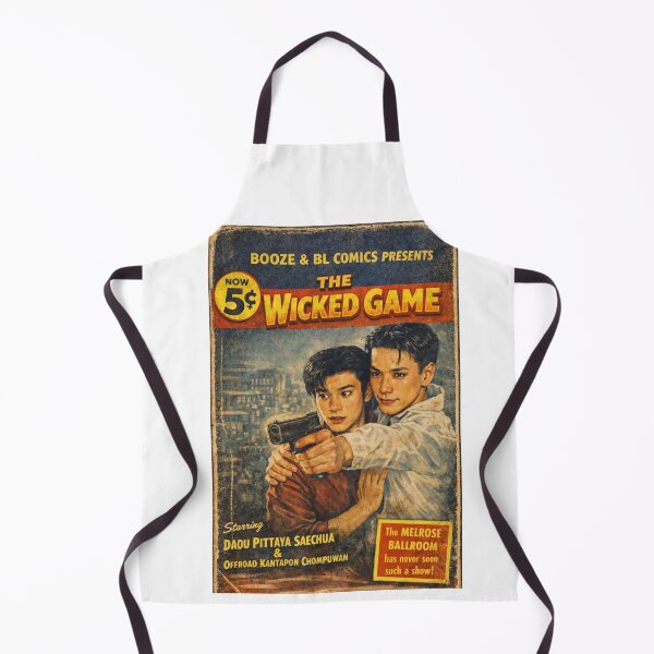 Item preview, The Wicked Game | DaouOffroad Retro BL Pulp Comic Cover – Vintage Thai Boys’ Love Poster designed and sold by shopboozeandbl.