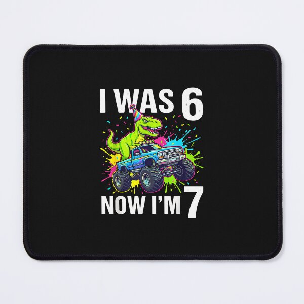 Item preview, I Was Six Now I'M Seven Dinosaur 67 Meme 7Th Birthday Funny  designed and sold by CHIFOUR4.