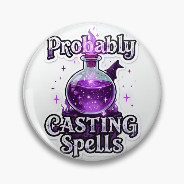 Item preview, Probably Casting Spells Witch Sticker designed and sold by ChloeDesigns401.