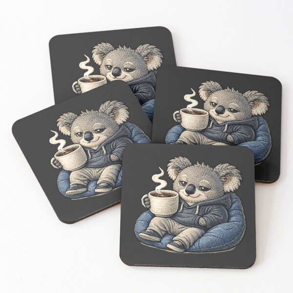Item preview, Lazy Sunday Koala – Premium Embroidered Cozy Weekend Aesthetic designed and sold by ColorSplash123.