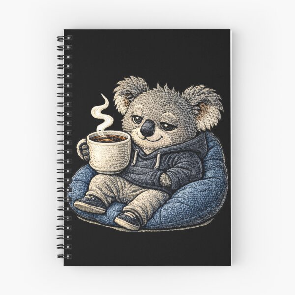 Item preview, Lazy Sunday Koala – Premium Embroidered Cozy Weekend Aesthetic designed and sold by ColorSplash123.