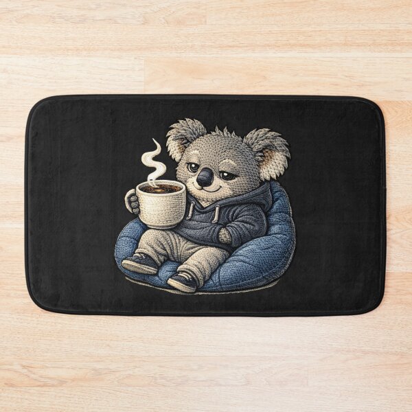 Item preview, Lazy Sunday Koala – Premium Embroidered Cozy Weekend Aesthetic designed and sold by ColorSplash123.