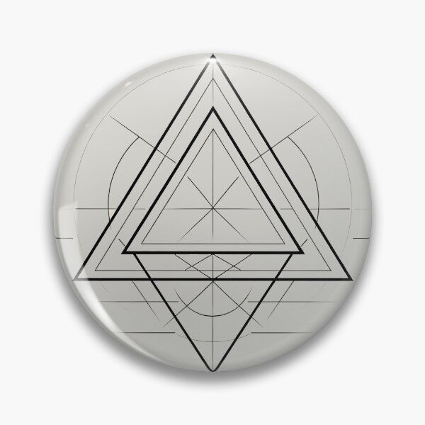 Item preview, Minimal Sacred Geometry Triangle Line Art – Modern Spiritual Symbol (Transparent Design) designed and sold by ArtnarongDesign.