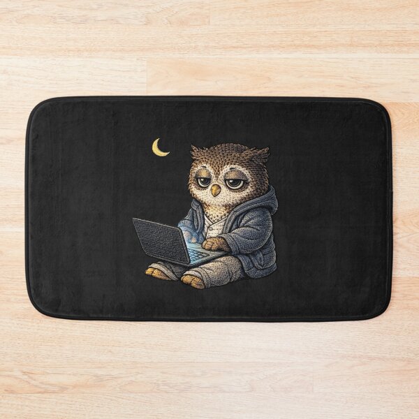 Item preview, Late Night Owl – Premium Embroidered Night Work Aesthetic designed and sold by ColorSplash123.