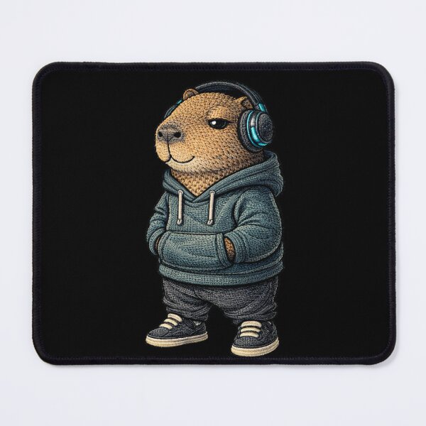 Item preview, Chill Vibes Capybara – Premium Embroidered Urban Streetwear Aesthetic designed and sold by ColorSplash123.
