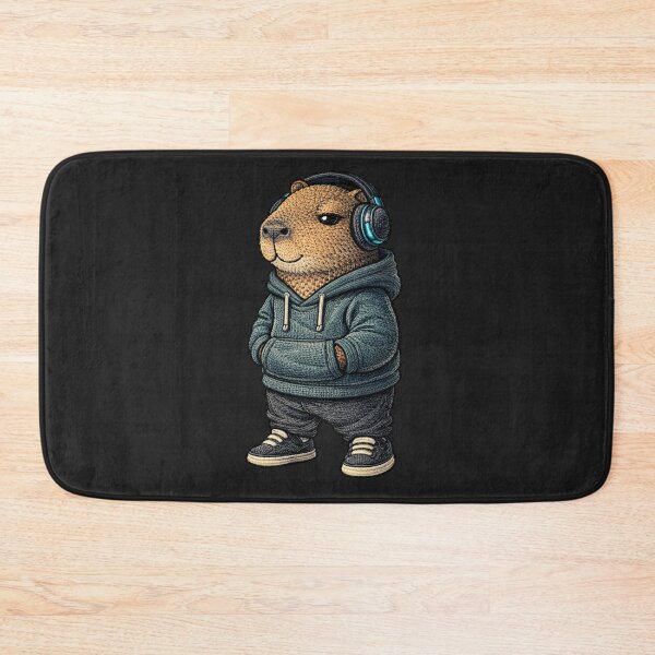 Item preview, Chill Vibes Capybara – Premium Embroidered Urban Streetwear Aesthetic designed and sold by ColorSplash123.